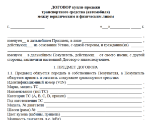 Купля продажа сайта договор