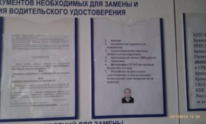 Какие документы нужны для переоформления прав на вождение