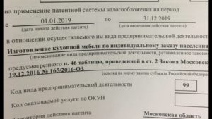 Мебель по индивидуальному заказу населения патент