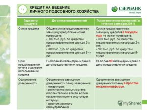 Какие субсидии есть для лпх