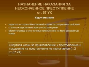 Основание уголовной ответственности за неоконченное преступление