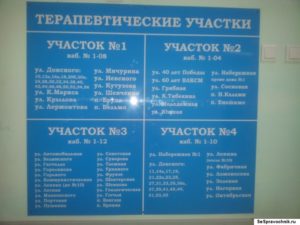 Поиск участка по адресу поликлиника